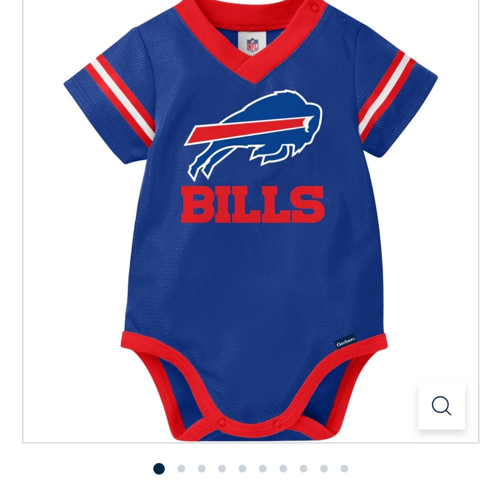 Gerber Blue and Red Baby Bodysuit